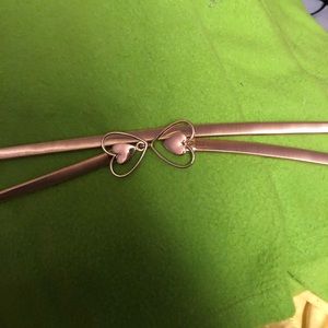 Plus size stretchy heart belt